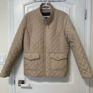Tommy Hilfiger Men's Tan Quilted Jacket